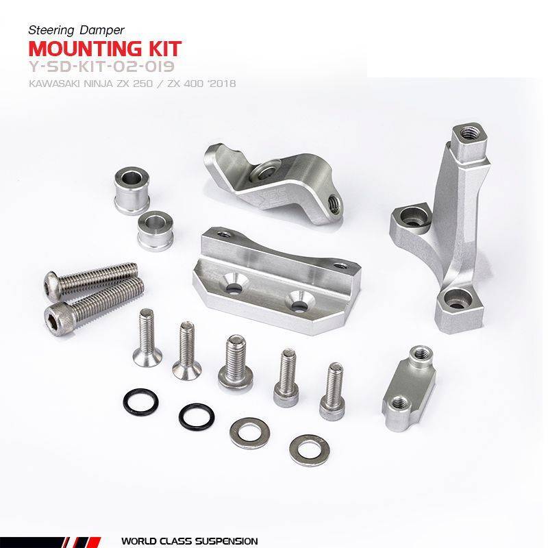 Kawasaki Ninja 400 [YSS] - Kit de montagem do amortecedor de direção