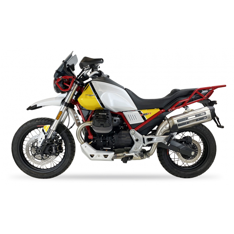 Moto Guzzi V 85 TT Guardia D'ONORE [2022] - MXT Silencer stainless steel - Moto Guzzi V85 TT - EM3037SS