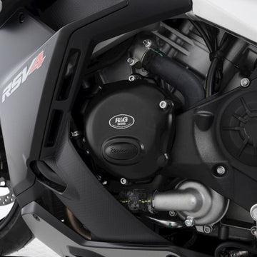 Aprilia Tuono 1100 V4 FACTORY [2021-2024] - Protetor de tampa da caixa do motor Race Series (direita e esquerda) - Aprilia Tuono V4 1100 Factory / RSV4 1100 Factory