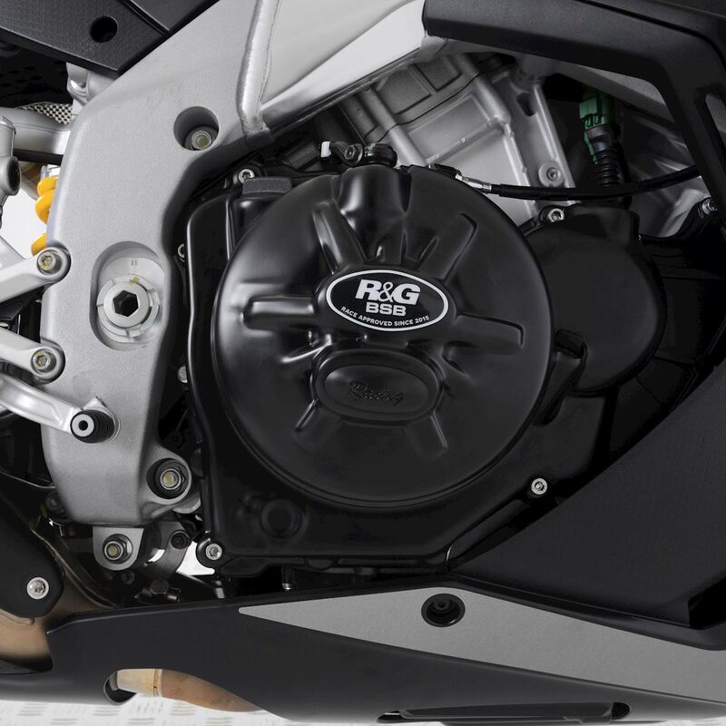 Aprilia Tuono 1100 V4 FACTORY [2021-2024] - Protetor de tampa da caixa do motor Race Series (direita e esquerda) - Aprilia Tuono V4 1100 Factory / RSV4 1100 Factory