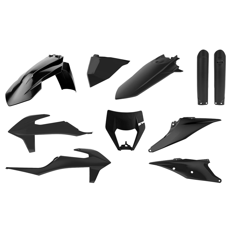 KTM 300 XC [2022-2023] - Plastik-Kit Schwarz - KTM EXC/EXC-F