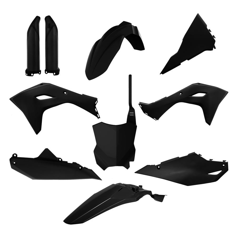 Kawasaki KX 250 X [2025-2026] - Kit plástico com protetores de garfo