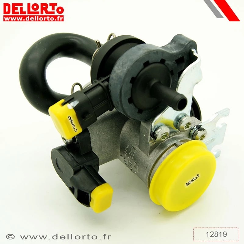 Vespa GTS 125 I-GET Super [2020] - DELLORTO Schmetterlingskörper DE Ø28 Vergaser