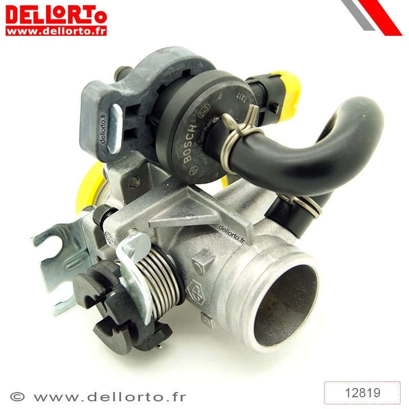 Vespa GTS 125 I-GET Super [2020] - DELLORTO Schmetterlingskörper DE Ø28 Vergaser
