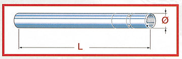Honda VFR 750 F Interceptor (RC 36) [1990-1991] - Gabelstandrohr - 41 x 628 mm
