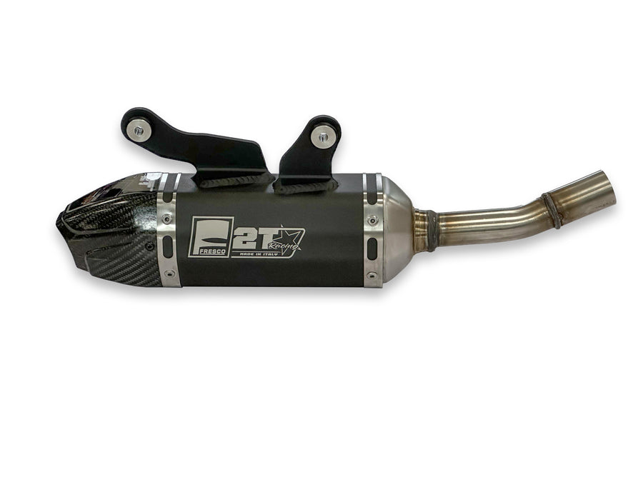 YAMAHA YZ 125 [2024-2027] - Carby Schalldämpfer schwarzes Aluminium/Karbon-Endkappe