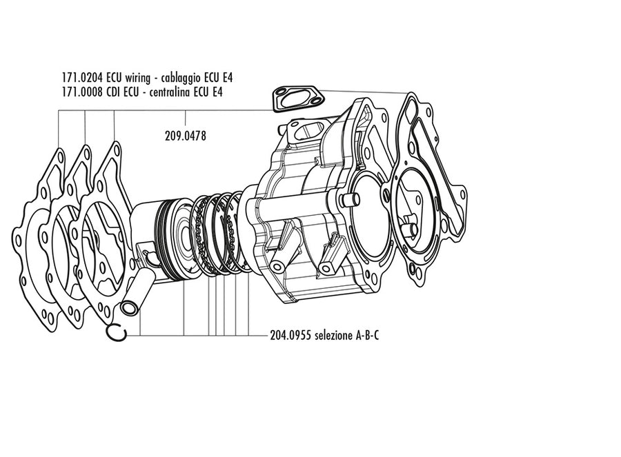 Piaggio Medley 150 IE ABS (MA 02) [2016-2025] - Zylinder Kit