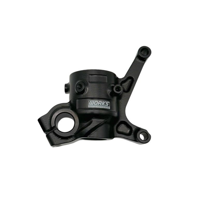 KAWASAKI KX 450 [2023-2026] - WORKS suporte do eixo do garfo esquerdo - CNC - preto
