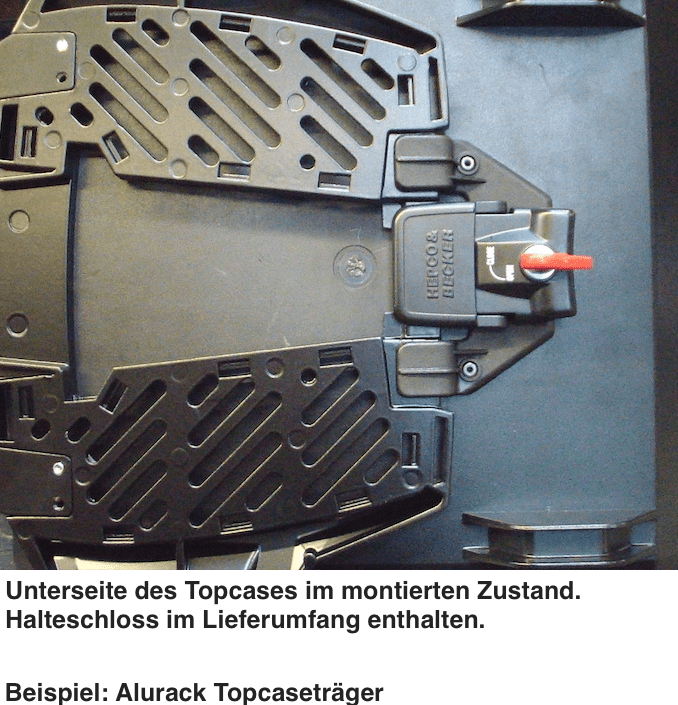 Topcase [Hepco & Becker] - Alu Xplorer 45 – para transportadores de topcase