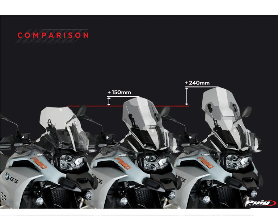BMW F 750 GS [2024] – Pára-brisa ajustável – fortemente escurecido