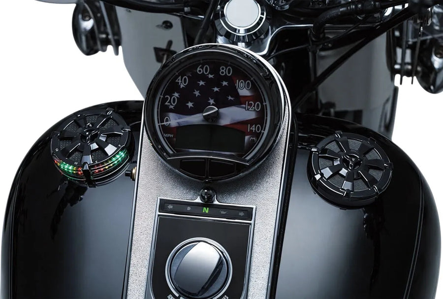 Harley-Davidson Low Rider S [Kuryakyn]- Allery Cat LED LED Fuel e Battery Display
