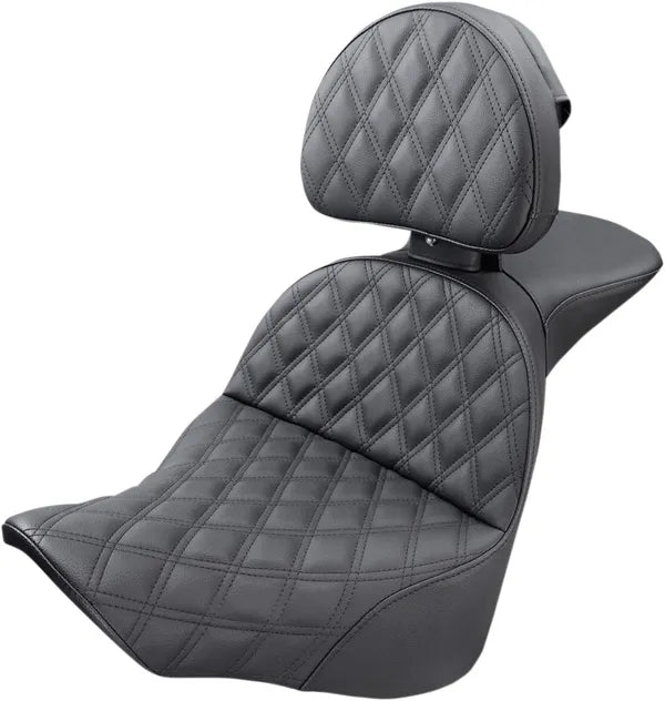 Harley Davidson Flfb [SADDLEMEN] – Assento Explorer com acolchoamento de diamantes