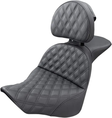 Harley Davidson Fxbr [SADDLEMEN] – Assento Explorer com acolchoamento de diamantes