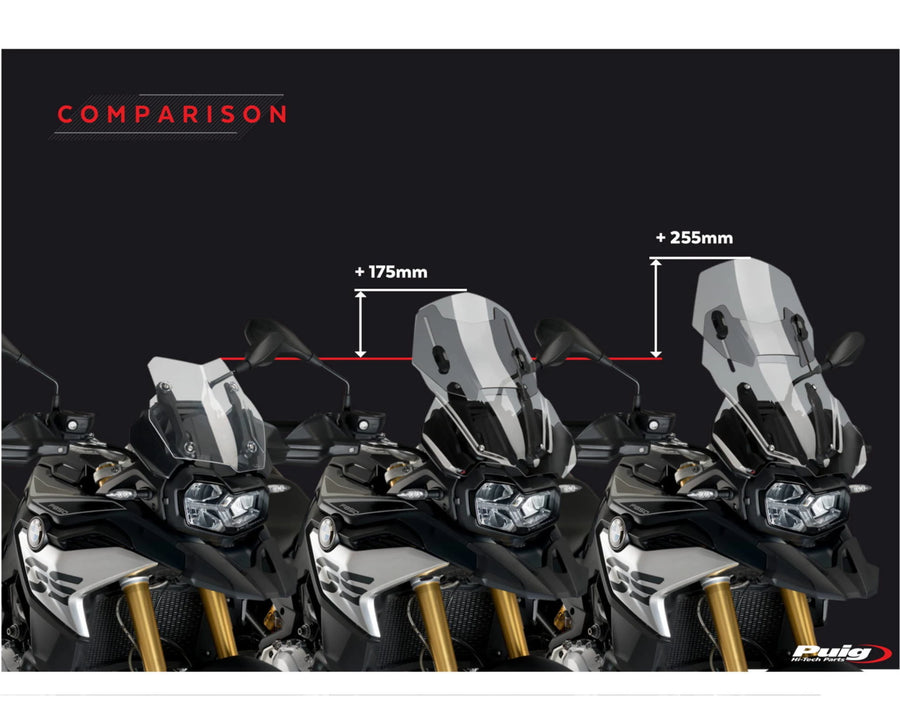 BMW F 750 GS [2024] – Tela ajustável – Transparente