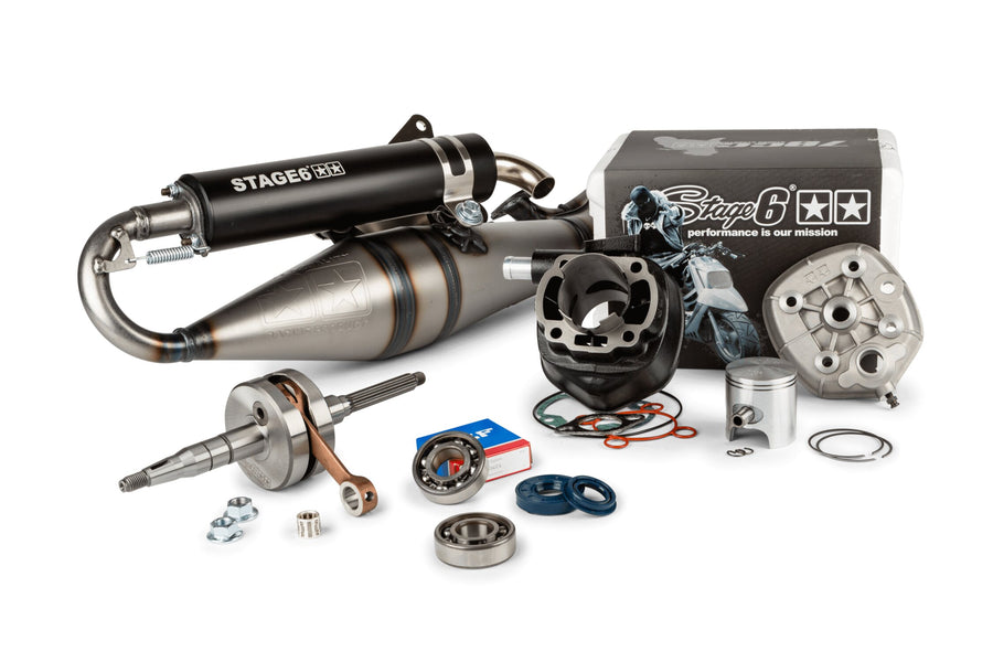 MBK Nitro 50 2T LC [2000–] - Motorpack Streetrace 70ccm Grauguss