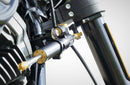 Harley Davidson FXLRS LOW RIDER S, FXLRST LOW RIDER ST [HYPERPRO] – Lenkungsdämpfer-Montagesatz, Schwarz (MK-HD18-S001-B)