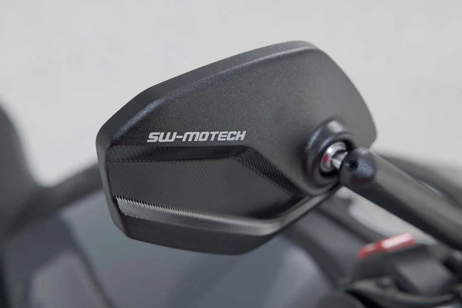 cf moto 800 [SW-MOTECH] – Conjunto de espelhos esportivos, braço de espelho curto