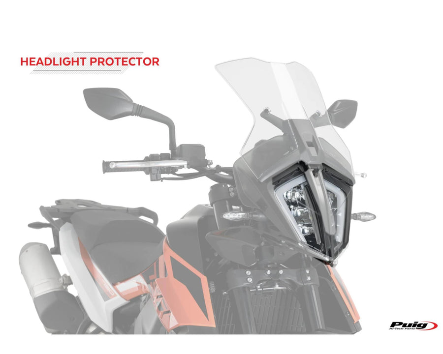 KTM 390 ADVENTURE SW [2024] – Proteção do farol – Transparente