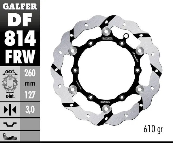 Beta RR 430 Racing [2015] - Bremsscheibe schwimmend Wave, genutet – Bild 4