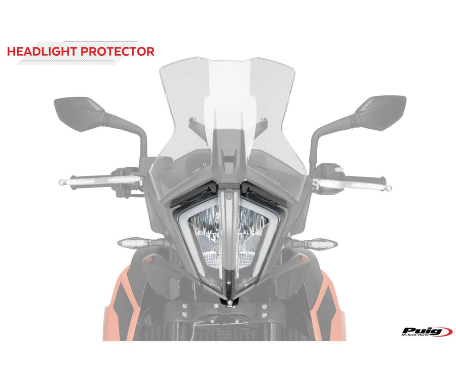 KTM 390 ADVENTURE SW [2024] – Proteção do farol – Transparente