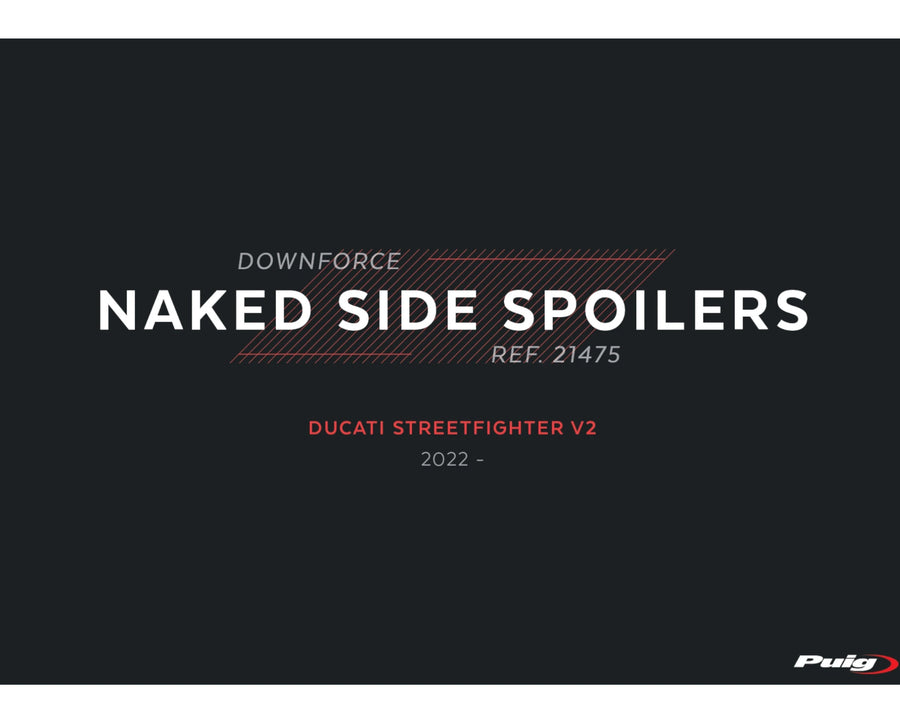 DUCATI STREETFIGHTER V2 [2024] – Carenagem nua lateral do pára-brisa