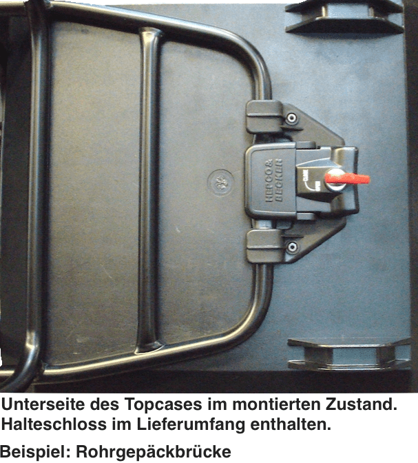 Topcase [Hepco & Becker] - Alu Xplorer 45 – para transportadores de topcase