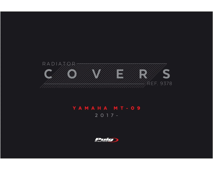 YAMAHA MT-09 SP [2020] – Tampa do radiador – Preto fosco