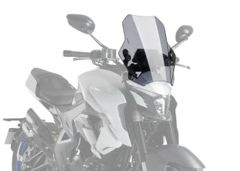 HONDA CB 600 F HORNET [2004] – Para-brisa com carenagem nua – preto - 0