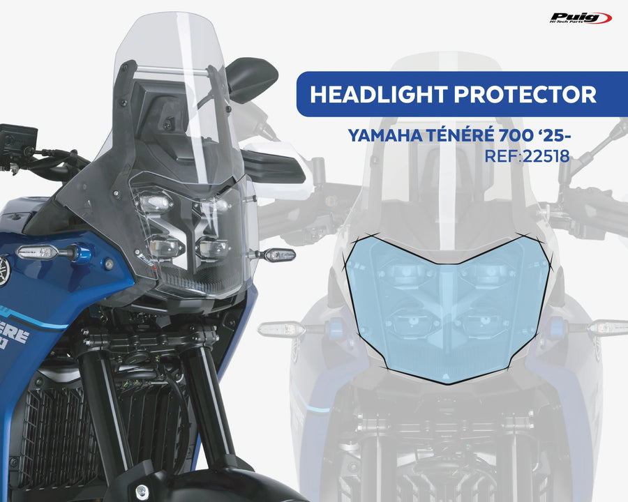 YAMAHA TENERE 700 EXPLORE EDITION [2025] – Protetor de farol – Transparente