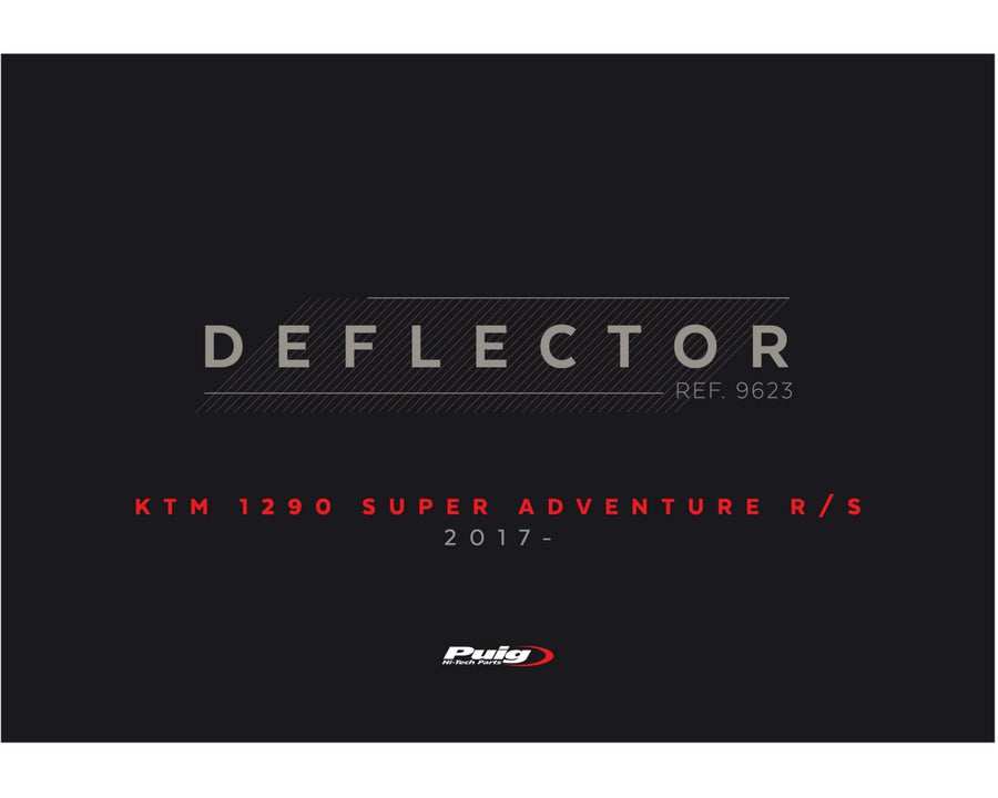 KTM 1290 SUPER ADVENTURE T [2023] – Defletor Superior – Transparente