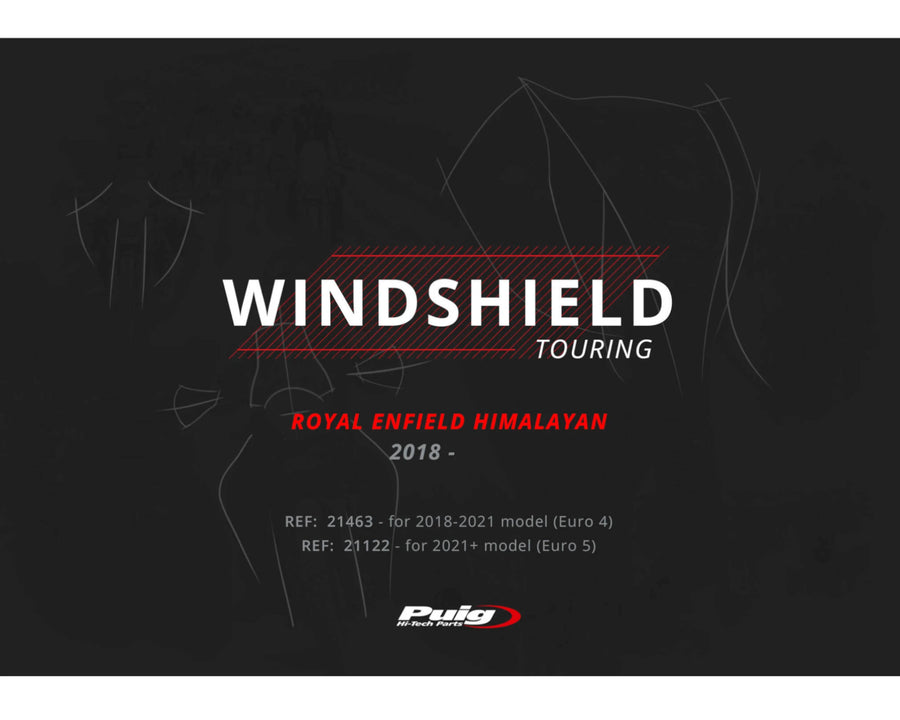 ROYAL ENFIELD HIMALAYAN 410 [2023] – Tela Touring – Transparente