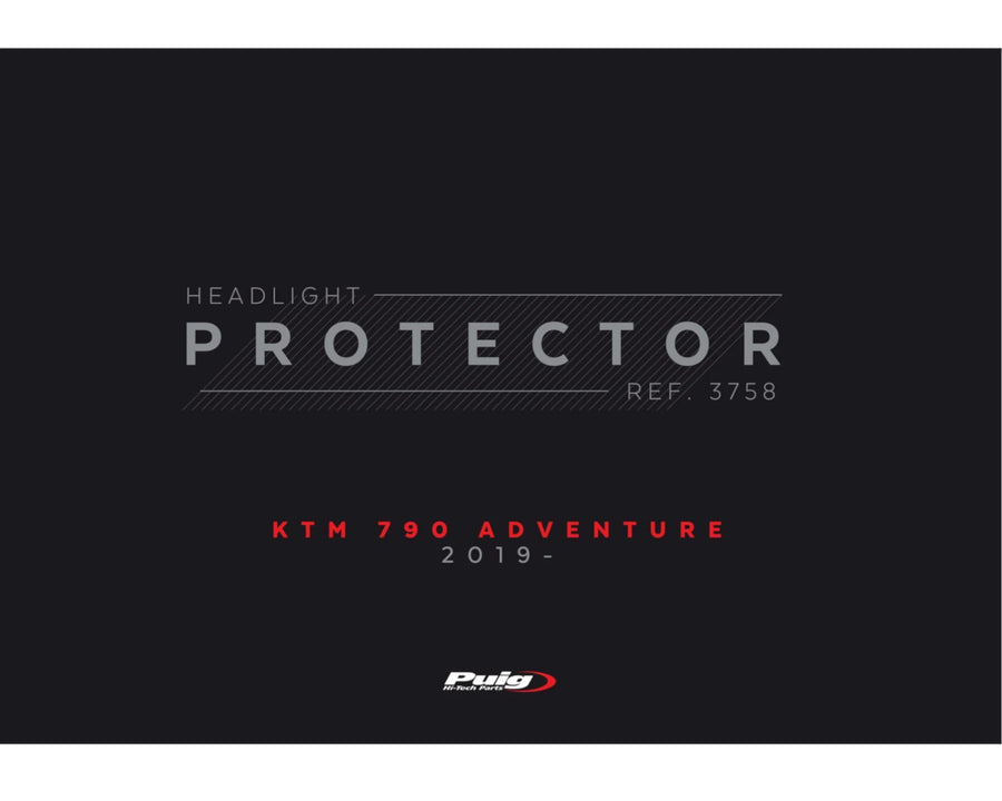 KTM 390 ADVENTURE SW [2024] – Proteção do farol – Transparente