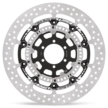 Bmw Hp 4 1000 [2013-2014] - Disco de freio T-Floater da série HALO - superfície: preto, prata, aço inoxidável - foto 1