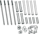 Harley-Davidson FXSTSSE3 1800 Softail Springer CVO [2009] - Set mit verstellbaren Stößelstangen und verchromten Abdeckungen – Bild 2