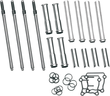 Harley-Davidson FXDBP 1690 Dyna Street Bob Factory Custom [2016] - Set mit verstellbaren Stößelstangen und verchromten Abdeckungen – Bild 1