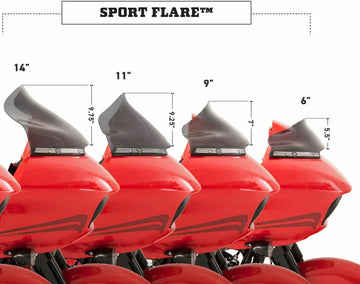 Harley Davidson Fltruse [KLOCK WERKS] – Pára-brisa Sport Flare™ - 0
