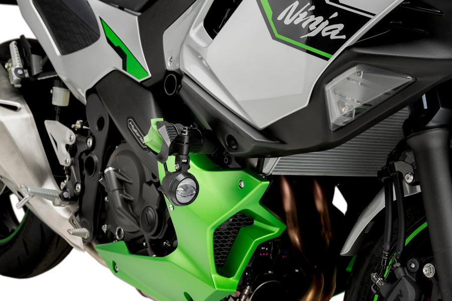 KAWASAKI NINJA 7 HYBRID [2025] – Crash Pads R19 – Preto