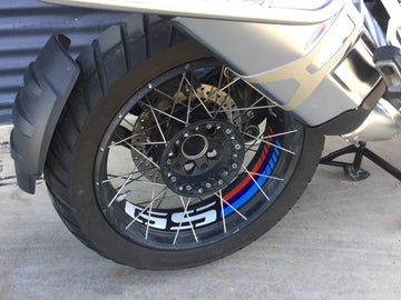 BMW R 1200 GS ADVENTURE [2018] – Folhas de adesivos GS – preto