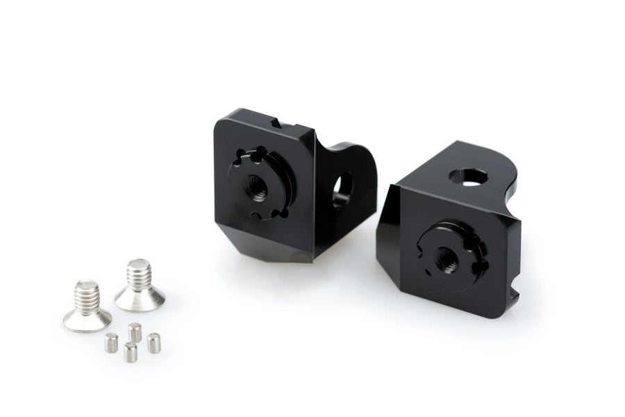 BMW F 800 GS [2025] – Adaptador de almofada de borracha para apoio de pés “Rider ajustável” – preto