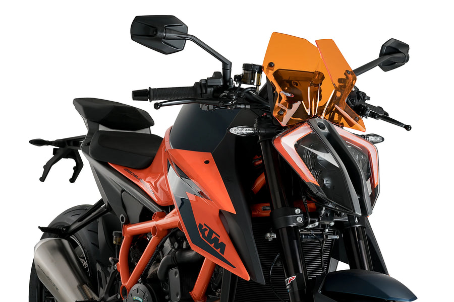 KTM 1290 SUPER DUKE R EVO [2023] - Pára-brisa esportivo de nova geração | Laranja | PUIG 20425T
