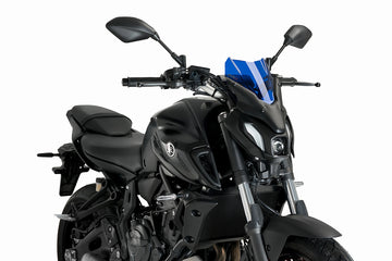 TRIUMPH BONNEVILLE T 120 BLACK [2025] - Pára-brisa esportivo de nova geração | Azul | PUIG 20618A