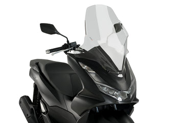 TRIUMPH BONNEVILLE T 120 PRETO [2025] - Pára-brisa Touring V-Tech Line | Limpar | PUIG 20637W