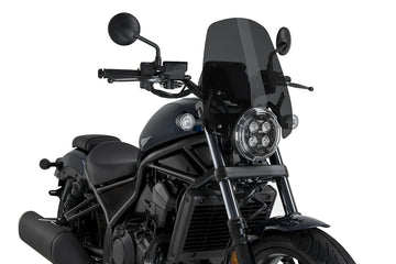 HONDA CMX 1100 REBEL DCT [2025] - Pára-brisa de turismo de nova geração PUIG | Fortemente tonificado | PUIG 20820F
