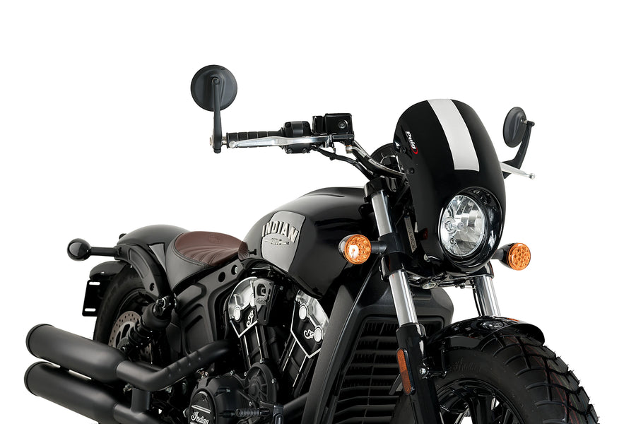 INDIAN SCOUT BOBBER [2025] - Capa de lâmpada de anarquia | Preto | PUIG 21092N
