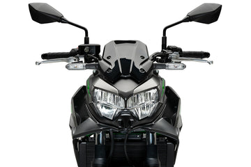 KAWASAKI Z650 2020-2022 - Spoiler dianteiro nu PUIG | Aparência de carbono | PUIG 21134C