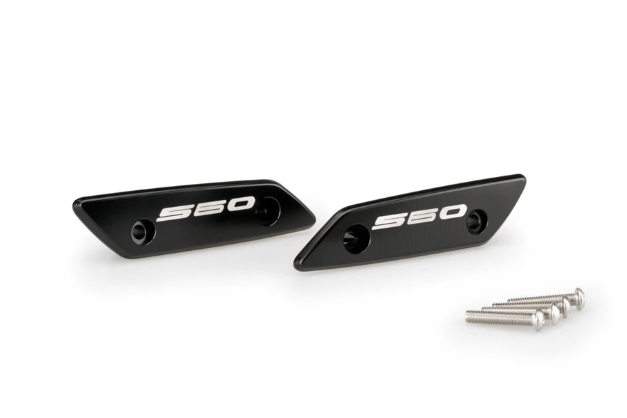 YAMAHA T-MAX 560 TECH MAX [2024] – Capas de espelho retrovisor – Preto