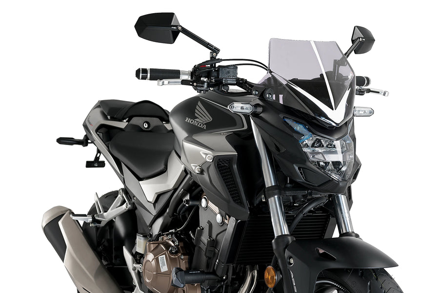 HONDA CB 500 F [2024] - Pára-brisa esportivo de nova geração | Matizado | PUIG 21412H