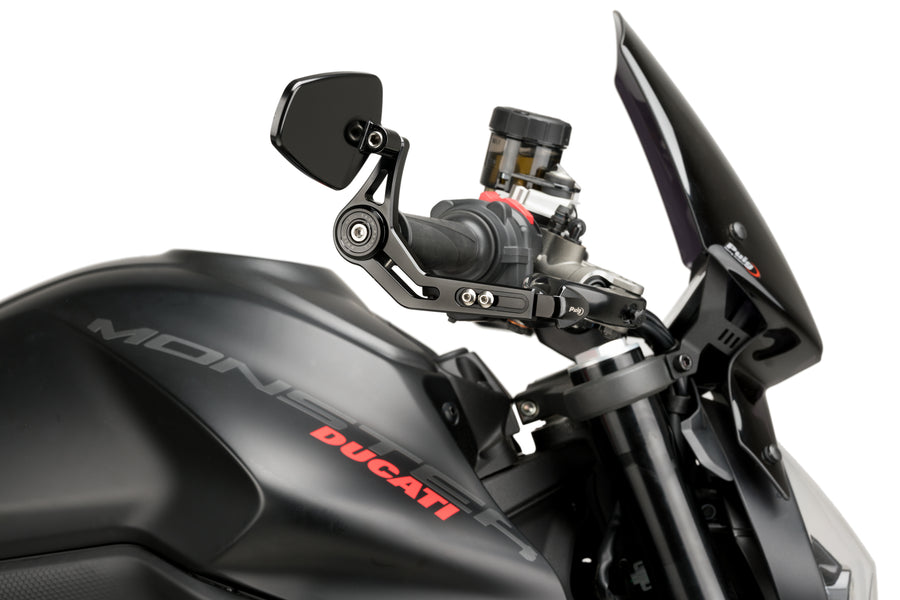 KTM RC 390 [2025] – Proteção da alavanca do freio com espelho retrovisor Pro – Preto