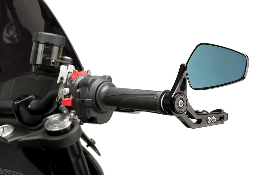 KTM RC 390 [2025] – Proteção da alavanca do freio com espelho retrovisor Pro – Prata