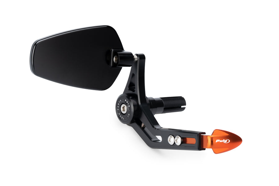 KTM RC 390 [2025] – Proteção da alavanca do freio com espelho retrovisor Pro – Prata